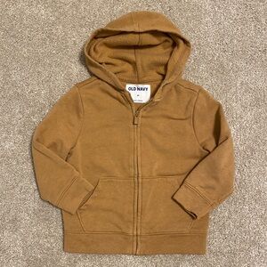 Old Navy Tan Zip Hoodie